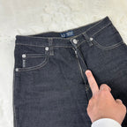Jeans Armani Jeans Vintage Denim Scuro Comfort Fit Straight (S)