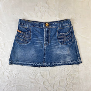 Gonna Mini Dolce & Gabbana Denim Vintage Y2K Made in Italy 26 (S)