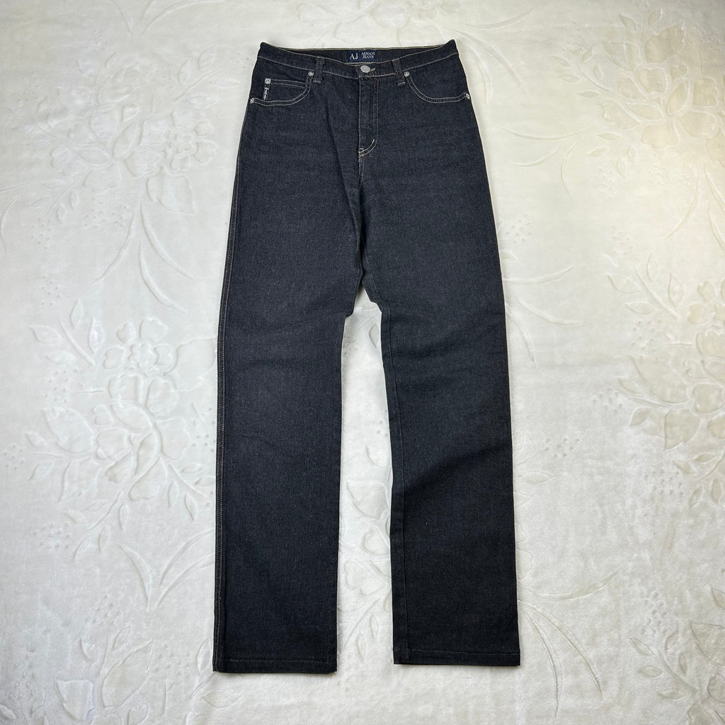 Jeans Armani Jeans Vintage Denim Scuro Comfort Fit Straight (S)