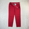 Pantalone Missoni Rosso Vintage Slim Fit Made in Italy TG 40 (S)