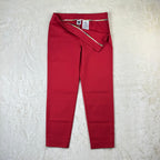 Pantalone Missoni Rosso Vintage Slim Fit Made in Italy TG 40 (S)