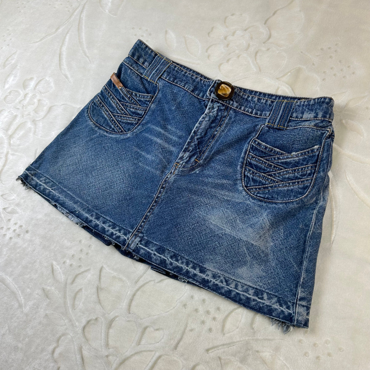 Gonna Mini Dolce & Gabbana Denim Vintage Y2K Made in Italy 26 (S)