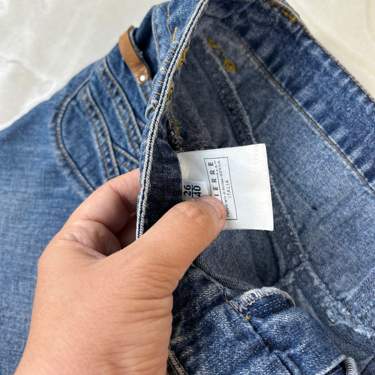 Gonna Mini Dolce & Gabbana Denim Vintage Y2K Made in Italy 26 (S)
