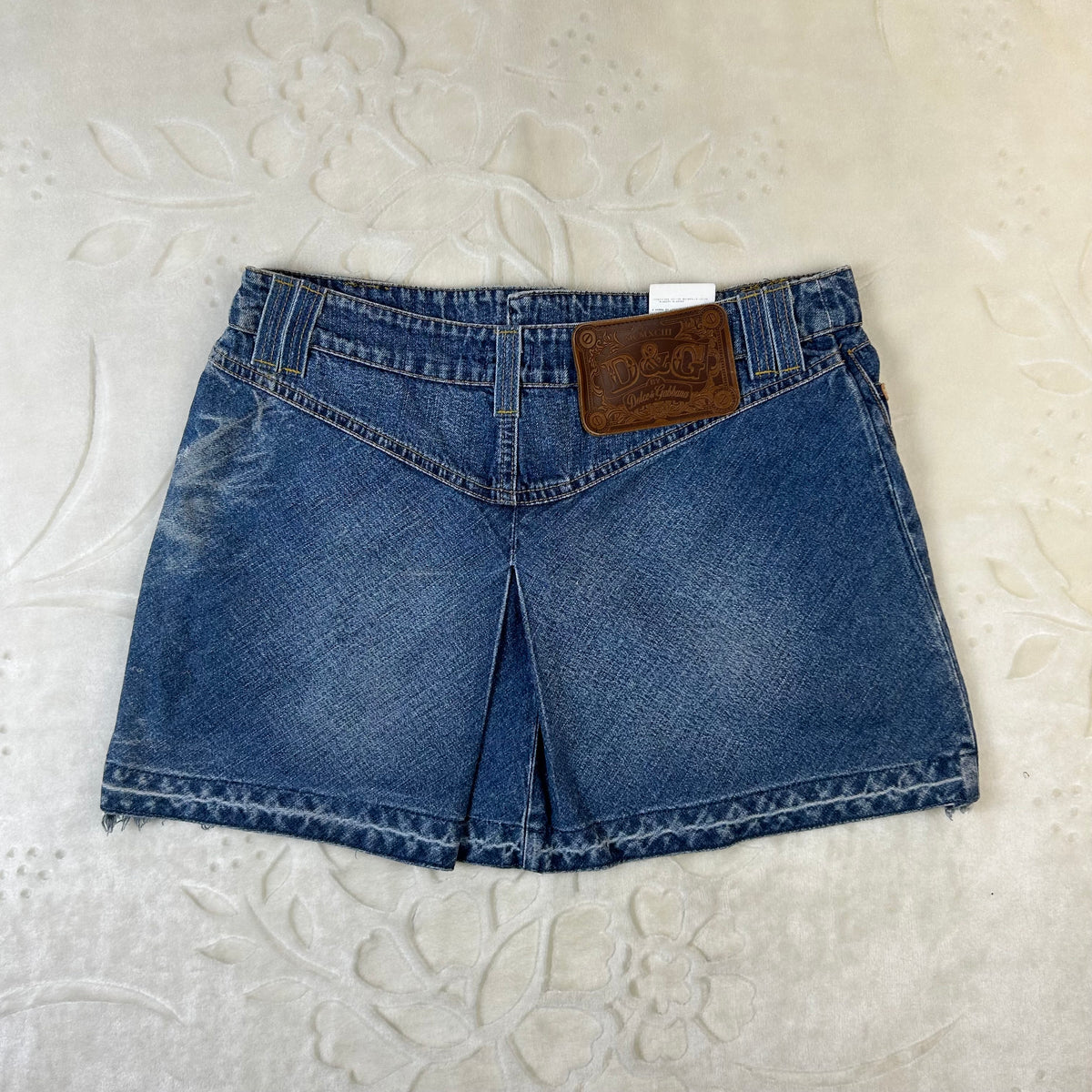 Gonna Mini Dolce & Gabbana Denim Vintage Y2K Made in Italy 26 (S)