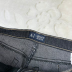 Jeans Armani Jeans Vintage Denim Scuro Comfort Fit Straight (S)