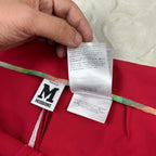 Pantalone Missoni Rosso Vintage Slim Fit Made in Italy TG 40 (S)