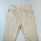 Pantaloni Moschino Jeans Vintage Beige Minimal W30 (44-M)