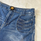 Gonna Mini Dolce & Gabbana Denim Vintage Y2K Made in Italy 26 (S)
