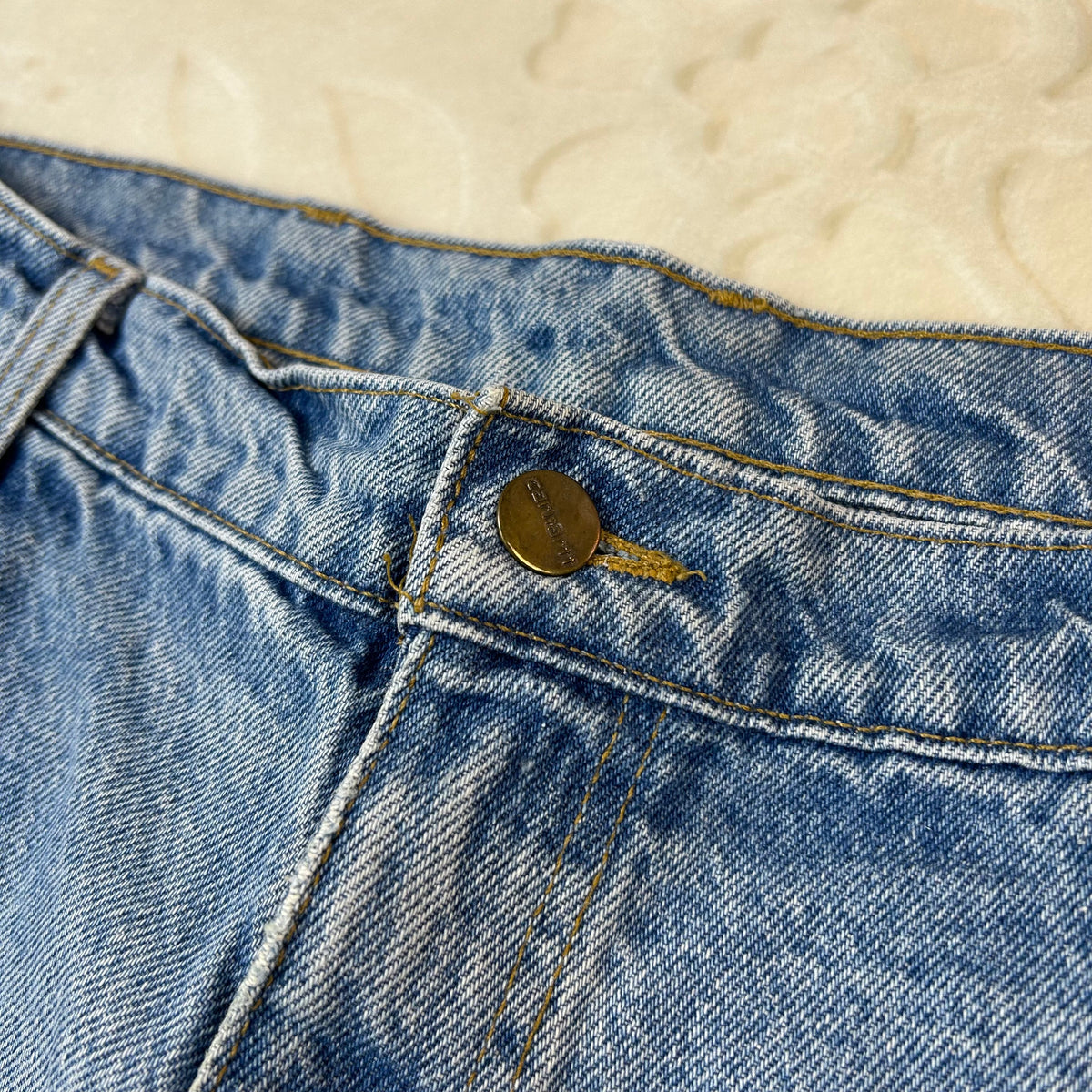 Carhartt Vintage Denim Shorts Light Blue W38 (52-XL)