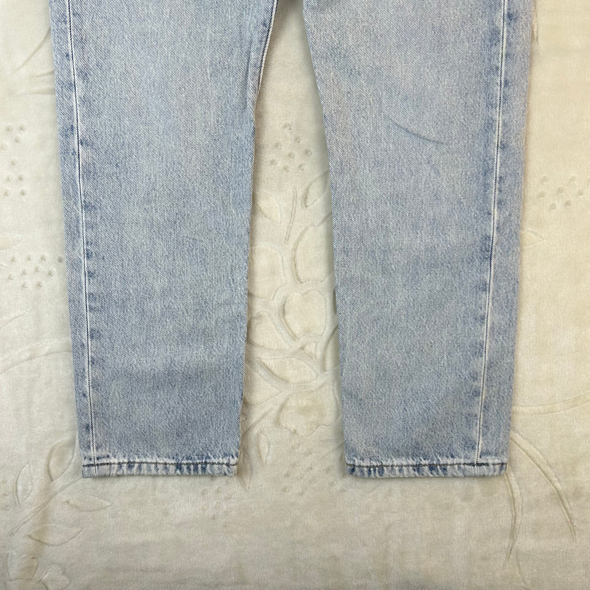Levi’s 501 Vintage Jeans Denim Azzurro Chiaro Vita Alta Original Fit (W23-37-XXS)