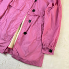 Giacca Aquascutum London Donna Rosa Impermeabile Trench Vintage (S)