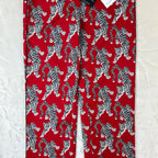 Pantalone Silvian Heach con Stampa Tigri Rosse 38 (XS)