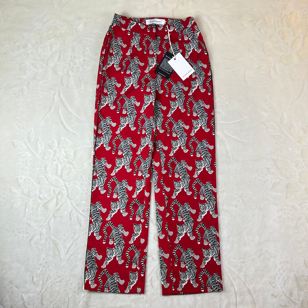 Pantalone Silvian Heach con Stampa Tigri Rosse 38 (XS)