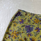 Gonna Vintage Daniel Hechter Floreale in Lino e Viscosa Made in Italy (S-M)
