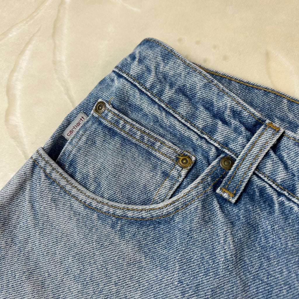 Carhartt Vintage Denim Shorts Light Blue W38 (52-XL)