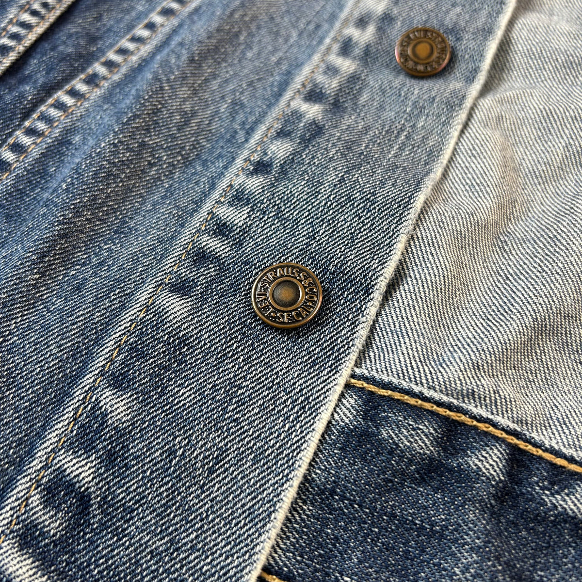 Giacca di Jeans Levi’s 70500 Vintage Made in Italy Denim Blu (M)
