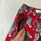 Pantalone Silvian Heach con Stampa Tigri Rosse 38 (XS)