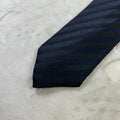 Cravatta Dolce & Gabbana D&G 100% Seta Blu Navy Regimental Made in Italy