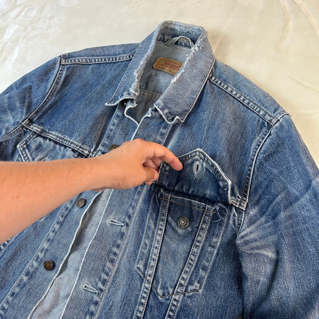Giacca di Jeans Levi’s 70500 Vintage Made in Italy Denim Blu (M)