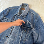 Giacca di Jeans Levi’s 70500 Vintage Made in Italy Denim Blu (M)