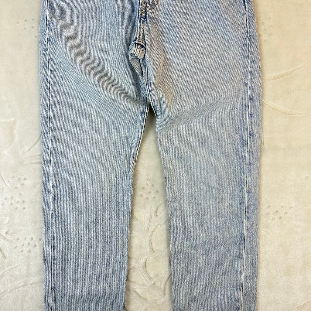 Levi’s 501 Vintage Jeans Denim Azzurro Chiaro Vita Alta Original Fit (W23-37-XXS)
