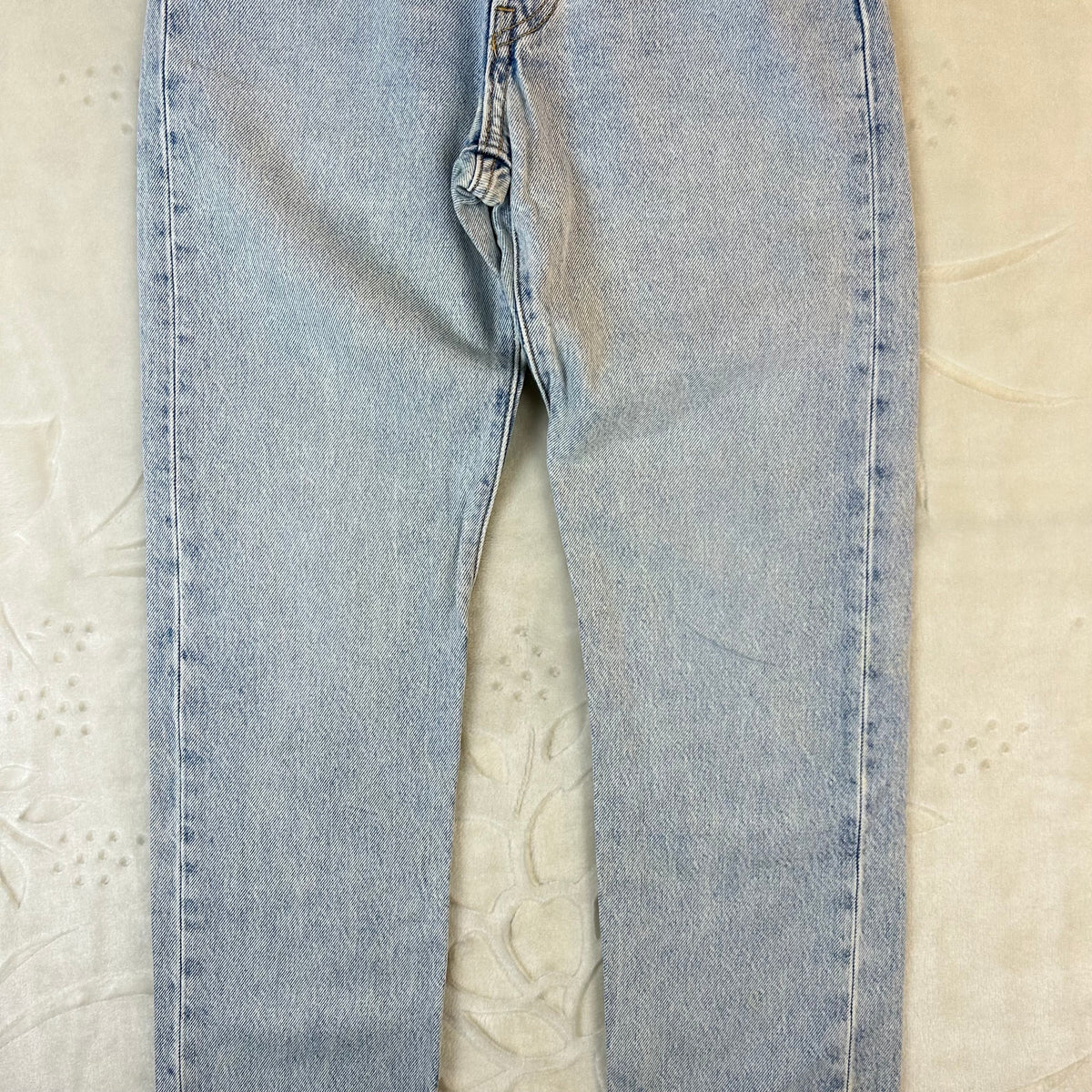 Levi’s 501 Vintage Jeans Denim Azzurro Chiaro Vita Alta Original Fit (W23-37-XXS)