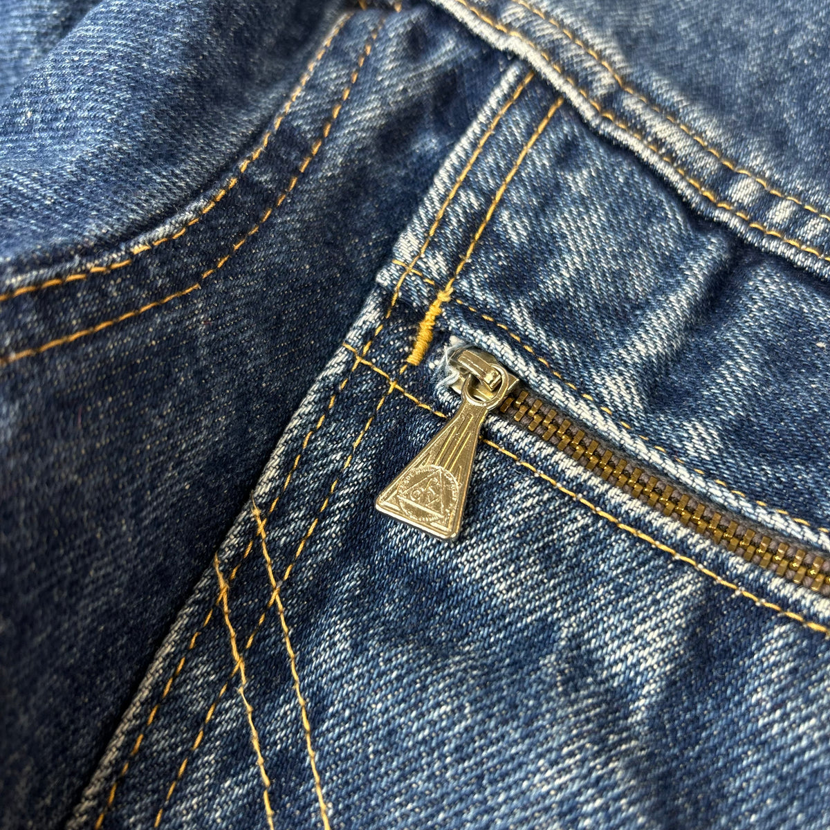 Giacca Roy Roger’s Vintage in Denim Blu con Interno Sherpa (44-M)