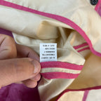 Giacca Aquascutum London Donna Rosa Impermeabile Trench Vintage (S)