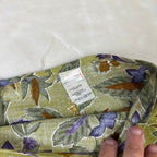 Gonna Vintage Daniel Hechter Floreale in Lino e Viscosa Made in Italy (S-M)