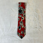 Cravatta Vintage Collection Breuninger Seta Fantasia Grammofoni e Fonografi Made in Italy