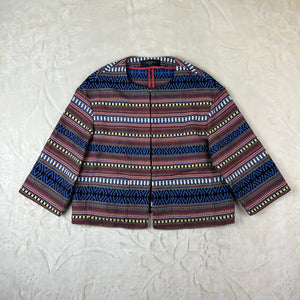 Giacca Weekend Max Mara fantasia etnica multicolor cropped S (42)