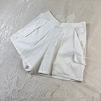 Sergio Tacchini Vintage pantaloncino Tennis Bianco (S-42)