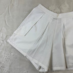 Sergio Tacchini Vintage pantaloncino Tennis Bianco (S-42)
