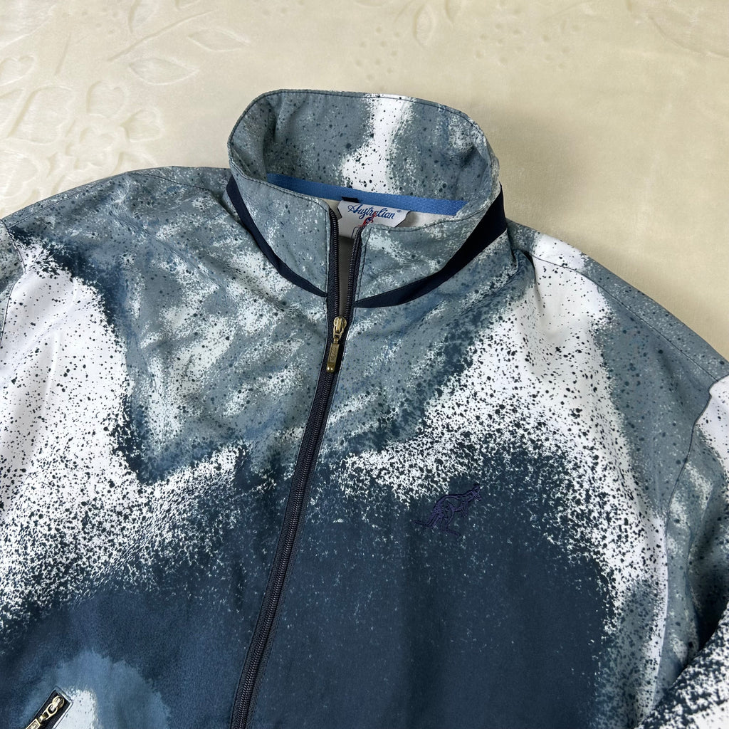 Felpa con zip Vintage Australian Fantasia Astratta (44-S/M)