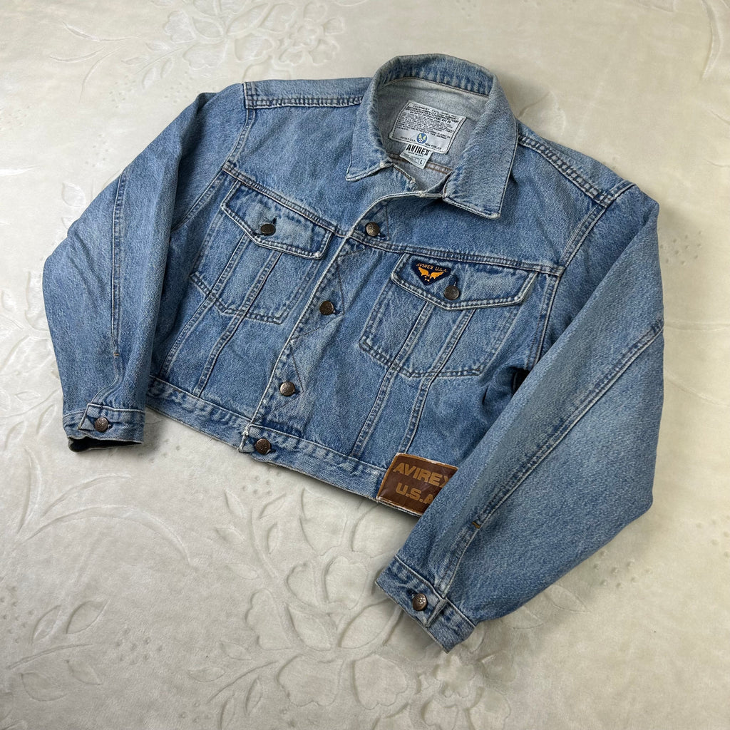 Giacca in Jeans Avirex Vintage Made in Italy (L)