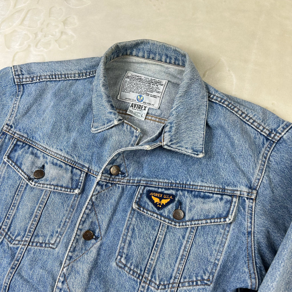 Giacca in Jeans Avirex Vintage Made in Italy (L)