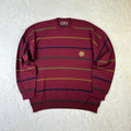 Maglione Navigare Vintage Bordeaux a Righe (XL)