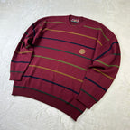 Maglione Navigare Vintage Bordeaux a Righe (XL)