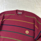 Maglione Navigare Vintage Bordeaux a Righe (XL)