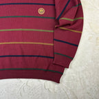 Maglione Navigare Vintage Bordeaux a Righe (XL)