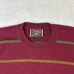 Maglione Navigare Vintage Bordeaux a Righe (XL)