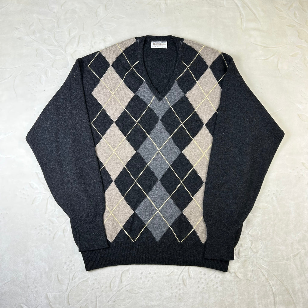 Maglione William Lockie Pura Lana Geelong Made in Scotland (XL)