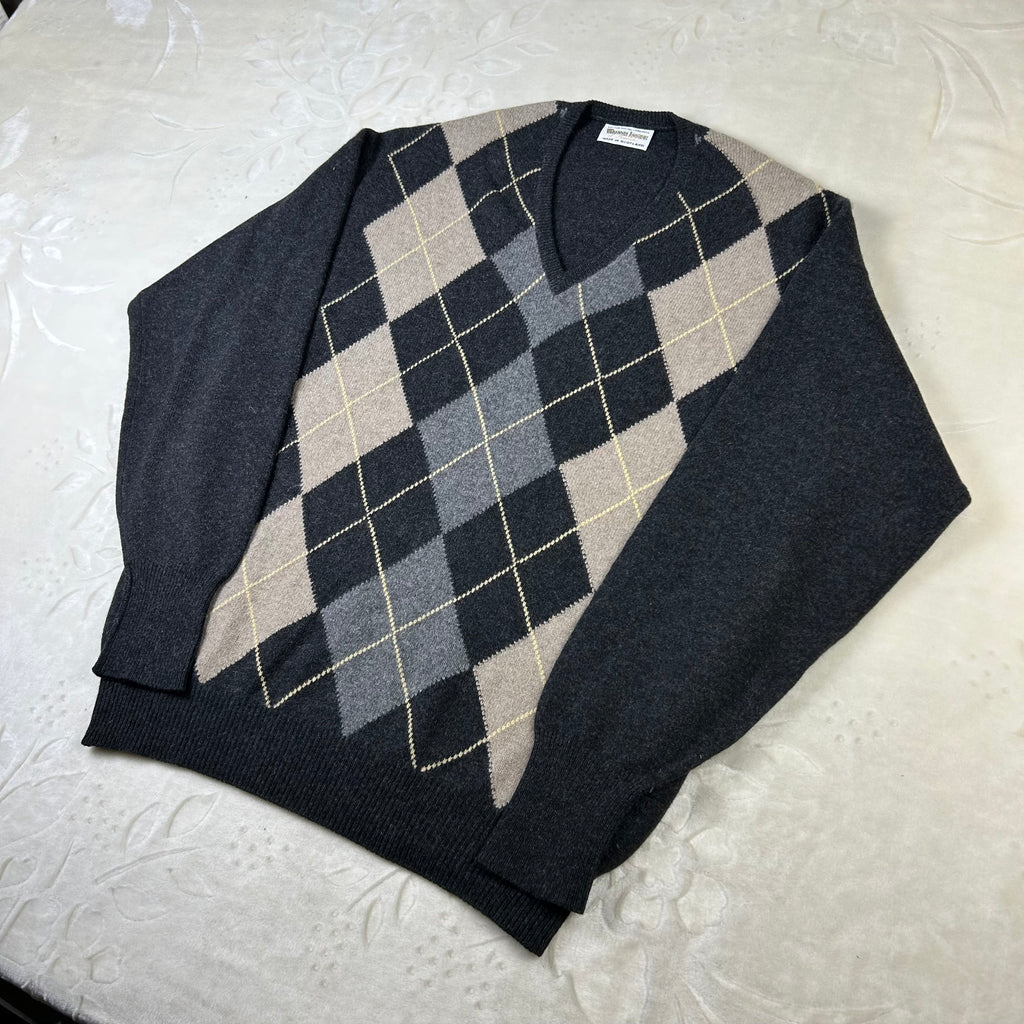 Maglione William Lockie Pura Lana Geelong Made in Scotland (XL)