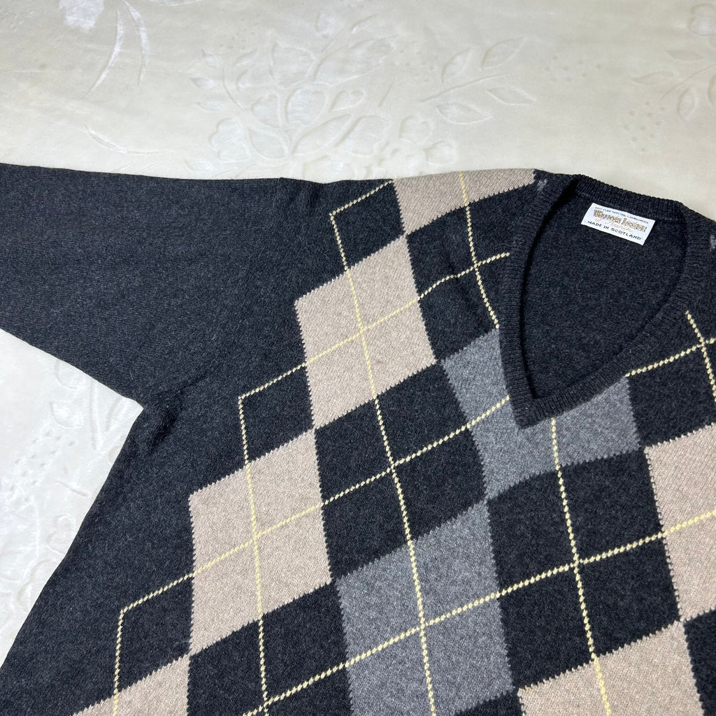 Maglione William Lockie Pura Lana Geelong Made in Scotland (XL)