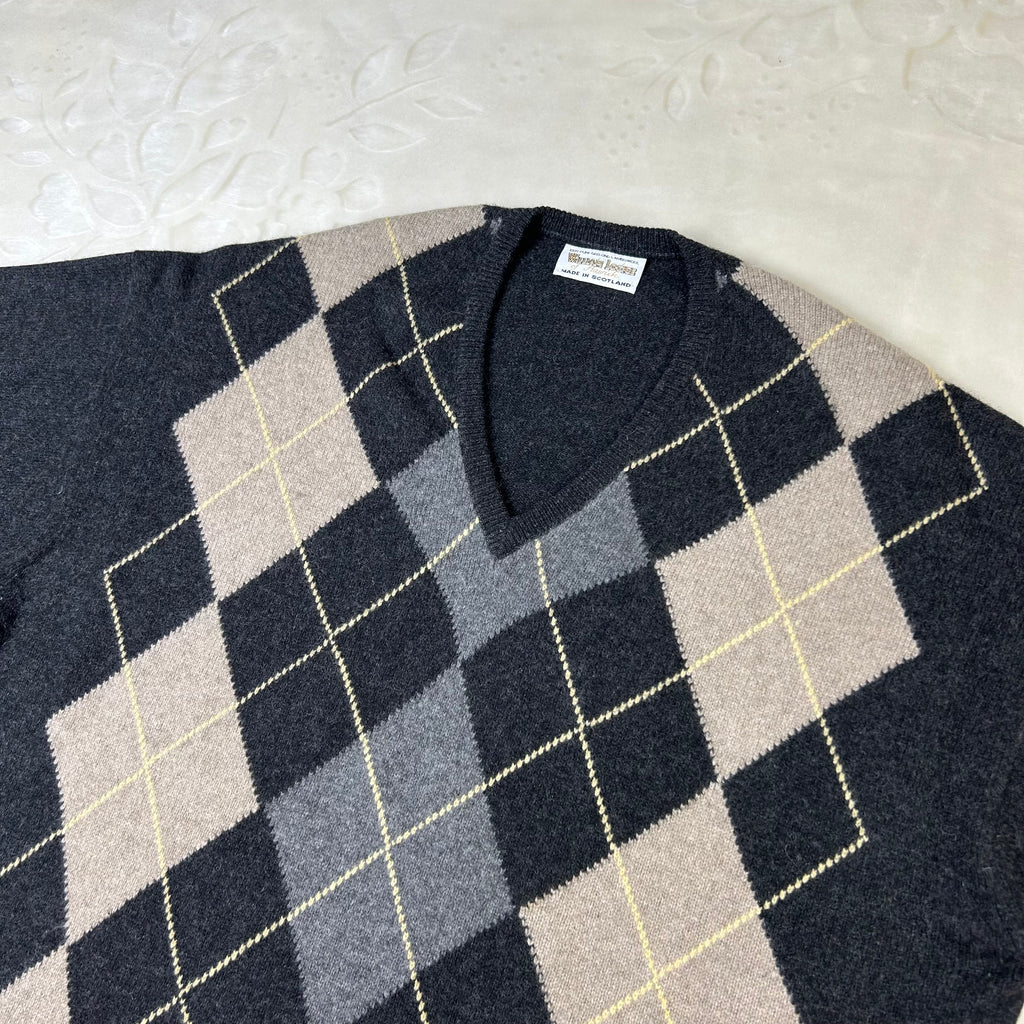 Maglione William Lockie Pura Lana Geelong Made in Scotland (XL)