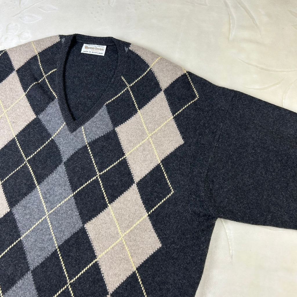 Maglione William Lockie Pura Lana Geelong Made in Scotland (XL)