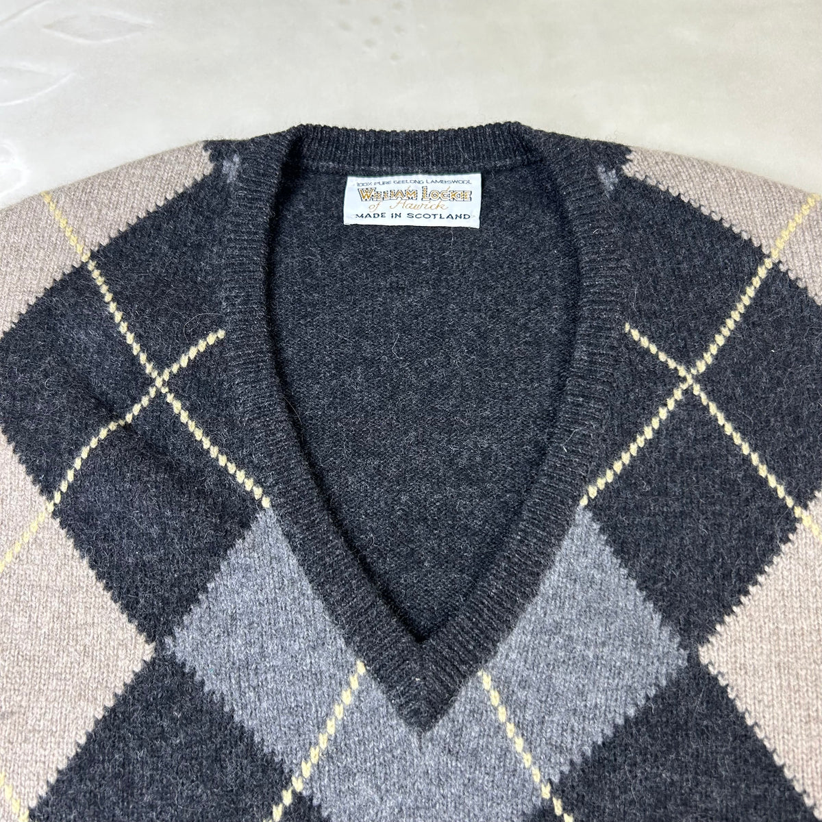 Maglione William Lockie Pura Lana Geelong Made in Scotland (XL)