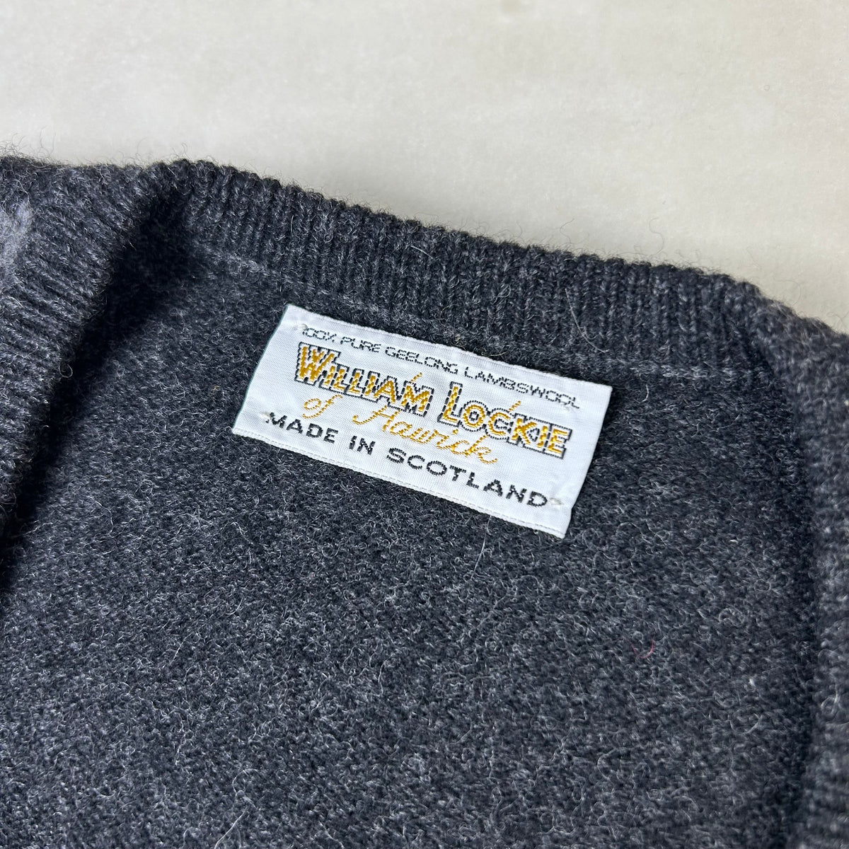 Maglione William Lockie Pura Lana Geelong Made in Scotland (XL)