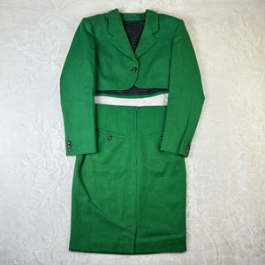 Completo Vintage da donna Sportmax Verde Made in Italy (42-S)