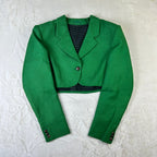 Completo Vintage da donna Sportmax Verde Made in Italy (42-S)